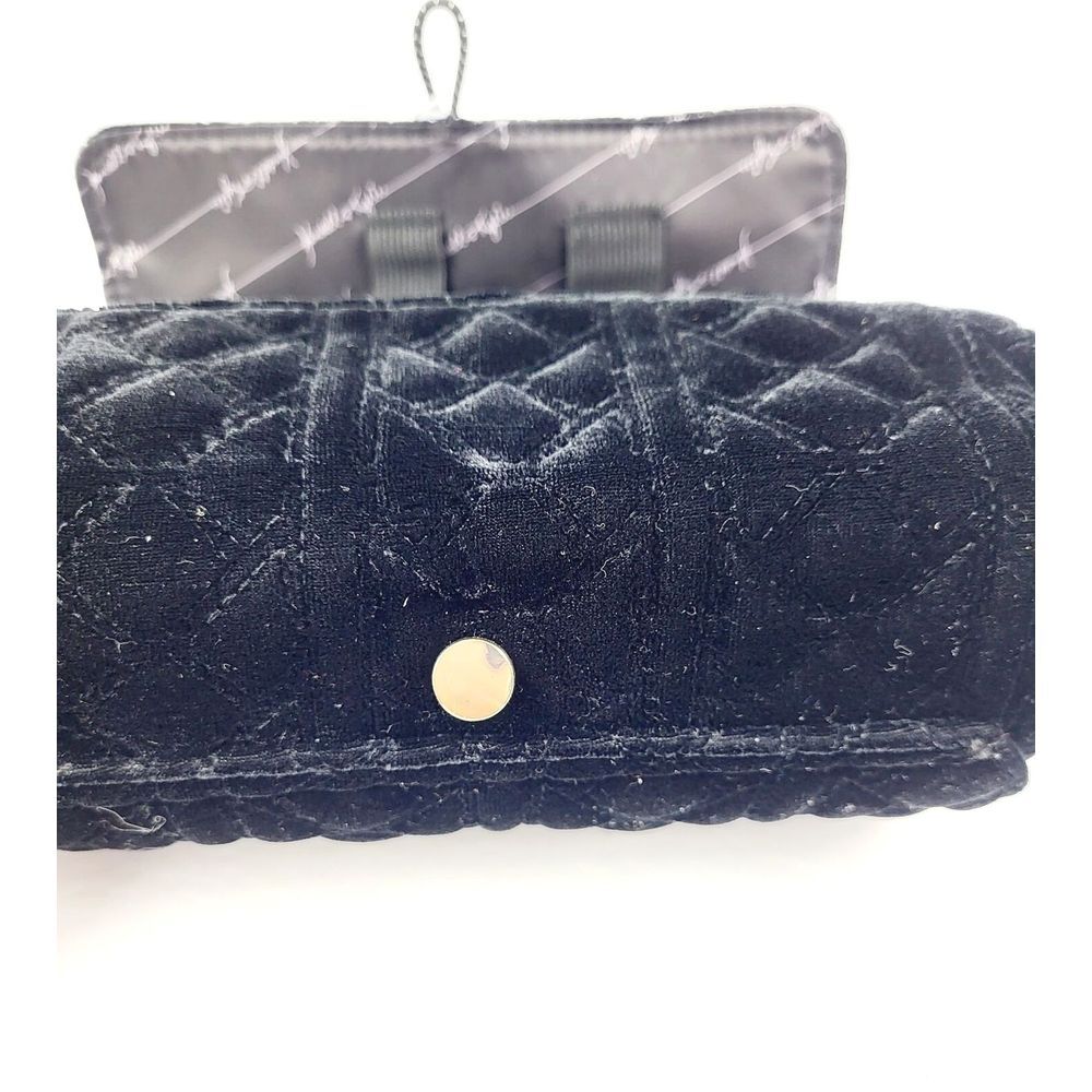 Kendall + Kylie Black Fold over‎ Pouch with Brush Organizer - Picture 3 of 5